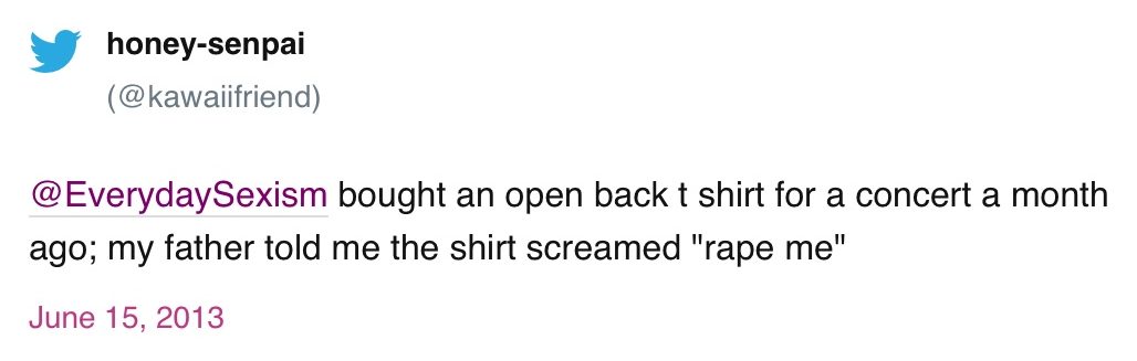 Rape culture in the family